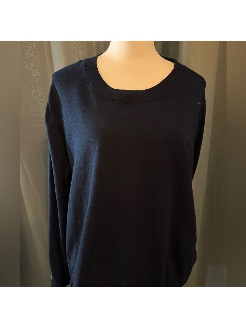 Croft & Barrow Fitted Pullover Crewneck Twofer Layered Sweater Plus Size 2x